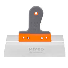 Carica l'immagine nel visualizzatore di Gallery, Mivos Spatola per Stucco Professionale in Acciaio INOX 250 mm/Spatola per Facciate con Impugnatura Morbida/Coltello per 