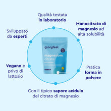 Carica l'immagine nel visualizzatore di Gallery, Magnesio Citrato in Polvere 600g - Per Muscoli, Nervi ed Equilibrio Elettrolitico* - Magnesio Elementare Ideale per Spor