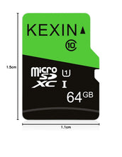 Carica l'immagine nel visualizzatore di Gallery, KEXIN 64GB Micro SD Scheda MicroSDHC 80MB/s Classe 10 UHS-1 TF Card C10 U1