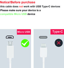 Carica l'immagine nel visualizzatore di Gallery, DBZYLN Caricabatterie + cavo micro USB compatibile con Samsung Galaxy S7 S6 Edge S4 S3 A6 J8 J7 J6 J5 J3 Note5 Note4 Not
