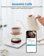 Carica l'immagine nel visualizzatore di Gallery, RENPHO Bilancia da Cucina Digitale, Bilancia Elettronica per Alimenti per Cottura e Caffè, Apparecchio Bilancia da Cucin