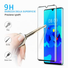 Carica l'immagine nel visualizzatore di Gallery, Tentoki Vetro Temperato per Huawei P30 PRO, [2 Pezzi] Copertura Completa Pellicola Protettiva Protezione Schermo, 9H Dur