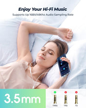 Carica l'immagine nel visualizzatore di Gallery, Adattatore Audio da USB C a 3,5mm, Adattatore USB Tipo C a 3,5mm Adattatore per Cuffie Jack Dongle Aux DAC Stereo HiFi a