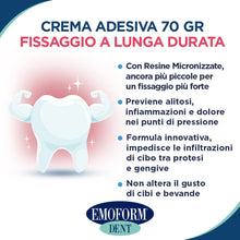 Carica l'immagine nel visualizzatore di Gallery, Emoform Dent Forte, crema adesiva per protesi - tubo da 70 gr