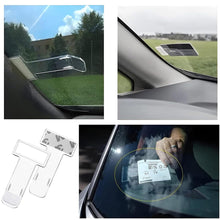 Carica l'immagine nel visualizzatore di Gallery, 4 PCS Clip per Biglietto Parabrezza Supporto Trasparente Porta Ttessere Plastica Clip,Auto Porta Biglietti Trasparente,P