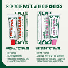 Carica l'immagine nel visualizzatore di Gallery, Euthymol Originale Dentifricio 75 ml x 2, senza fluoro, antiplacca, antibatterico, protezione della cavità, denti e geng