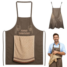 Carica l'immagine nel visualizzatore di Gallery, Grembiule da cucina divertente da uomo, apribile, con tasca nascosta, grembiule scherzo, grembiule divertente per barbec