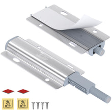 Carica l'immagine nel visualizzatore di Gallery, Push Pull per Ante Jiayi 2 Pezzi Apertura a Pressione Ante Chiusura Magnetico Pressione Home Push to Open Custodia in Al