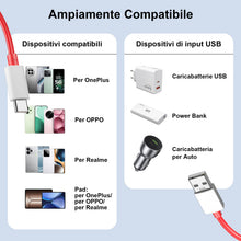 Carica l'immagine nel visualizzatore di Gallery, 120W Cavo USB Type C per OnePlus 15 15R 13 13R 12 Nord 6 4 5 Pad 10A 2M