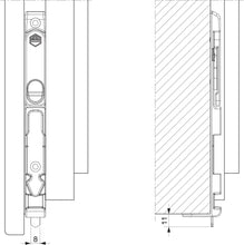 Carica l'immagine nel visualizzatore di Gallery, FTF - Fenstertechnik MACO 55167 - Canottaggio inferiore, Eurofalz FT 18 mm, 9 V, L = 170 mm, argento (55167)