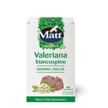 Carica l'immagine nel visualizzatore di Gallery, Matt, Valeriana Biancospino Sonno e Relax, 40 Compresse