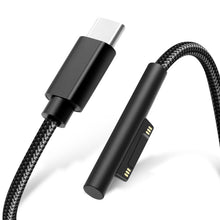 Carica l'immagine nel visualizzatore di Gallery, Cavo di ricarica USB-C Surface, 2.0m nylon intrecciato, 45W (15V/3A) compatibile PD, per Microsoft Surface Pro 3/4/5/6/7