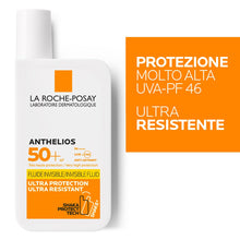 Carica l'immagine nel visualizzatore di Gallery, La Roche-Posay Anthelios UVmune 400 Fluido Invisibile SPF50+, 50 ml