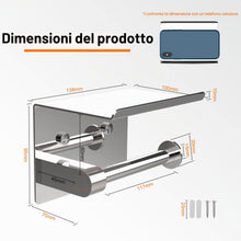 Carica l'immagine nel visualizzatore di Gallery, Ibergrif MK34053 Portarotolo adesivo senza coperchio