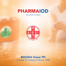 Carica l'immagine nel visualizzatore di Gallery, AIESI® Disinfettante a base di iodopovidone 10% (1000 ml) per cute integra PHARMAIOD
