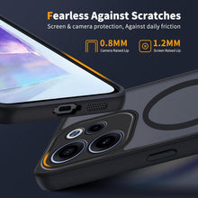 Carica l'immagine nel visualizzatore di Gallery, Tawarror Cover Magnetica per Oppo Reno 15 FS/15F 5G, Traslucida Opaca, Nero