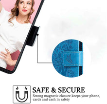 Carica l'immagine nel visualizzatore di Gallery, GOKEN Cover per Oppo A16 / Oppo A54s / Oppo A16s, Custodia Flip TPU/PU Portafoglio Pelle con Stand/Carte Slot, Chiusura 