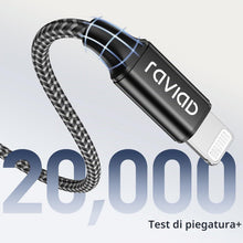 Carica l'immagine nel visualizzatore di Gallery, RAVIAD Cavo USB C a Lightning 0.15M Certificato MFi Cavo iPhone USB Tipo C