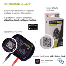 Carica l'immagine nel visualizzatore di Gallery, intAct Battery-Guard, monitor per batterie per il monitoraggio Bluetooth di batterie al piombo e al litio da 12 V, con v