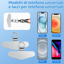Carica l'immagine nel visualizzatore di Gallery, flintronic Toppa per Cordino Cellulare, Cordino per Telefono Patch, 2 Cordino per Cellulare Patch, Toppe di Ricambio per