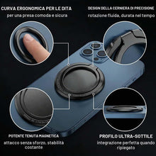 Carica l'immagine nel visualizzatore di Gallery, 1 Pezzo Supporto ad Anello Magnetico per Cellulare, Universale Cellulare Anello Rotazione 360° Gradi Smartphone Ring per