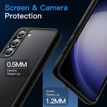Carica l'immagine nel visualizzatore di Gallery, JETech Cover Opaca per Samsung Galaxy S23, Nero