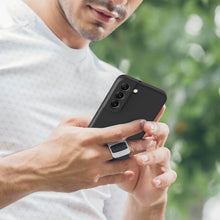 Carica l'immagine nel visualizzatore di Gallery, Mugust Custodia per Samsung Galaxy S22 Cover in Silicone Liquido Ultra Sottile con Rivestimento in Morbido Tessuto in Mi