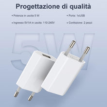 Carica l'immagine nel visualizzatore di Gallery, presa usb (2 Pezzi) presa usb da muro, per Iphone X XR XS 11 11 pro 8 8 Plus 7 7Plus 6 6S SE 12 13 14 Pro Max Plus IPad 