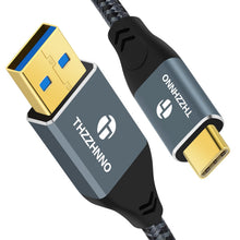Carica l'immagine nel visualizzatore di Gallery, Cavo da USB A a USB C 1M, USB 3.1, USB 3.2 Gen2 10 Gbps Trasferimento Dati Cavo per Samsung Galaxy/iPhone 15/MacBook Pro