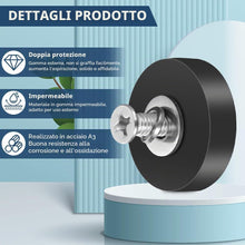Carica l'immagine nel visualizzatore di Gallery, Adiwo Magneti al neodimio gommati, base di montaggio magnetica, per veicoli, lampade, strumenti di fissaggio, viti con o