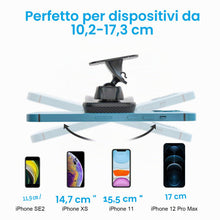 Carica l'immagine nel visualizzatore di Gallery, Supporto Cellulare Auto Magnetico, APPS2Car 360° Supporto Magnetico Telefono Auto per Cruscotto, Universale del Porta Ce