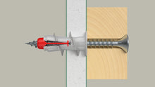 Carica l'immagine nel visualizzatore di Gallery, Fischer DuoBlade 20x Tasselli per Cartongesso con Vite, Autoforanti, Robusti e di Facile Montaggio, 545678