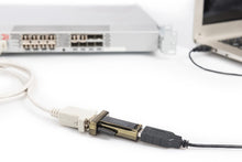 Carica l'immagine nel visualizzatore di Gallery, DIGITUS Adattatore da USB a seriale - Convertitore RS232 - USB 2.0 Tipo A a DSUB 9M - Chipset FTDI - Cavo di prolunga da