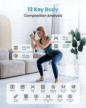 Carica l'immagine nel visualizzatore di Gallery, RENPHO Bilancia Pesapersone Bluetooth, Digitale con App, Bianco