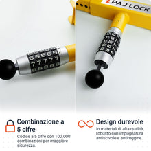 Carica l'immagine nel visualizzatore di Gallery, PAJ Ganascia Antifurto Per Ruote – Per Auto, SUV, Furgoni, e Altri Veicoli