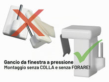 Carica l'immagine nel visualizzatore di Gallery, dekondo - 10 ganci per finestre, ganci decorativi per la decorazione delle finestre, campo di serraggio: 10-27 mm univer