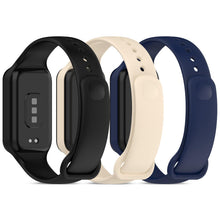 Carica l'immagine nel visualizzatore di Gallery, 3 Pezzi Cinturini in Silicone per Xiaomi Smart Band 8 Active, Cinturino di Ricambio Impermeabile Traspirante Braccialett