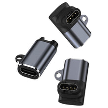 Carica l'immagine nel visualizzatore di Gallery, USB-C Adattatore 3 pezzi Type C Caricatore Cavo Compatibile con Garmin Fenix 9 8 7 pro, 6 6X, Fenix 5 5S 5X Plus, Foreru