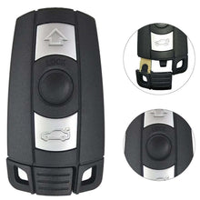 Carica l'immagine nel visualizzatore di Gallery, Telecomando chiave auto, custodia con 2 batterie LIR2025, cover compatibile per BMW Serie 1, 3, 5, 6, X1, X5