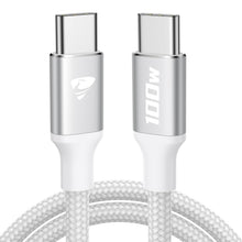 Carica l'immagine nel visualizzatore di Gallery, Cavo USB C a USB C 100W 2M Cavo USB Type-C PD 5A Ricarica Rapida Cavetto