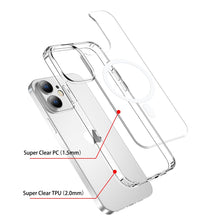 Carica l'immagine nel visualizzatore di Gallery, tigratigro Cover Magnetica per iPhone 12/12 Pro, Compatibile con MagSafe Ricarica Wireless, Anti Ingiallimento, Antiurto