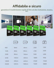 Carica l'immagine nel visualizzatore di Gallery, KEXIN 64GB Micro SD Scheda MicroSDHC 80MB/s Classe 10 UHS-1 TF Card C10 U1