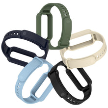 Carica l'immagine nel visualizzatore di Gallery, 5 Pezzis Silicone Cinturini Compatibile con Xiaomi Smart Band 9 Active/Redmi Smart Band 3, Regolabile Sportivo Cinturino