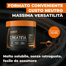 Carica l'immagine nel visualizzatore di Gallery, EthicSport Creatina Monoidrato in Polvere SupraCREA Pura 300g Vegan