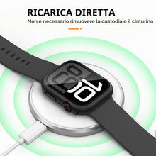 Carica l'immagine nel visualizzatore di Gallery, Amzpas 【2 PEZZI Cover per Apple Watch 9/8/7 45mm con Vetro Temperato, Custodia Rigida iWatch Protezione Sottile HD Clear
