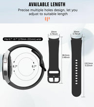 Carica l'immagine nel visualizzatore di Gallery, MoKo Cinturino Sportivo Compatibile con Samsung Galaxy Watch 7/6/5 40/44mm