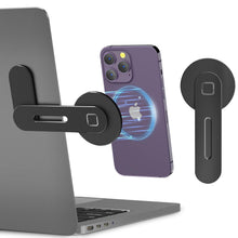 Carica l'immagine nel visualizzatore di Gallery, CloudValley Supporto regolabile per laptop, supporto magnetico per telefono, in alluminio, sottile, per monitor del comp
