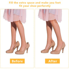 Carica l'immagine nel visualizzatore di Gallery, 2 Paia Riempitivi Scarpe Unisex Grandi Inserti Regolabili, Fodera con Impugnatura sul Tallone, Cuscinetti Poggiapiedi Ad
