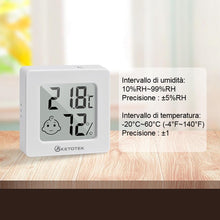 Carica l'immagine nel visualizzatore di Gallery, KETOTEK 5 Pezzi Mini Igrometro Termometro Ambiente Interno Termoigrometro Digitale Misuratore di Umidità e Temperatura p