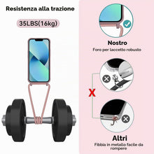 Carica l'immagine nel visualizzatore di Gallery, AOMYKE Magnetica Cover per iPhone 13 / iPhone 14 con Cordino, [Compatibile con MagSafe] Custodia con Laccio Collana Trac